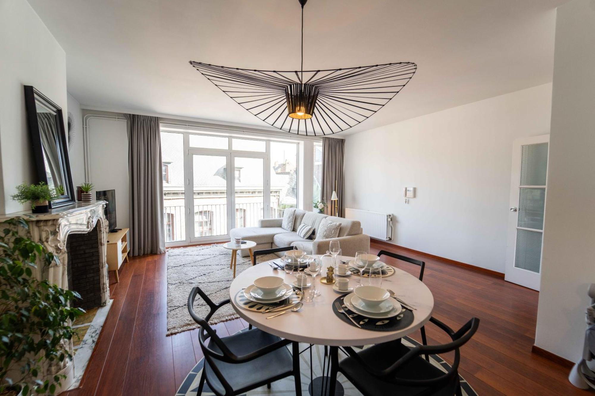 Luxury Apart' Mons City Center With Terrace公寓 外观 照片