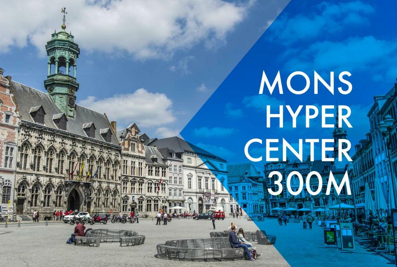 Luxury Apart' Mons City Center With Terrace公寓 外观 照片