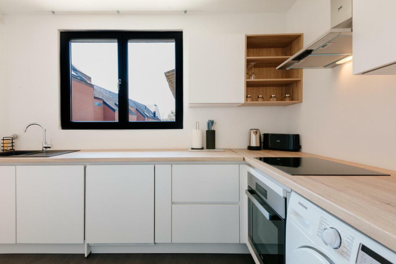 Luxury Apart' Mons City Center With Terrace公寓 外观 照片