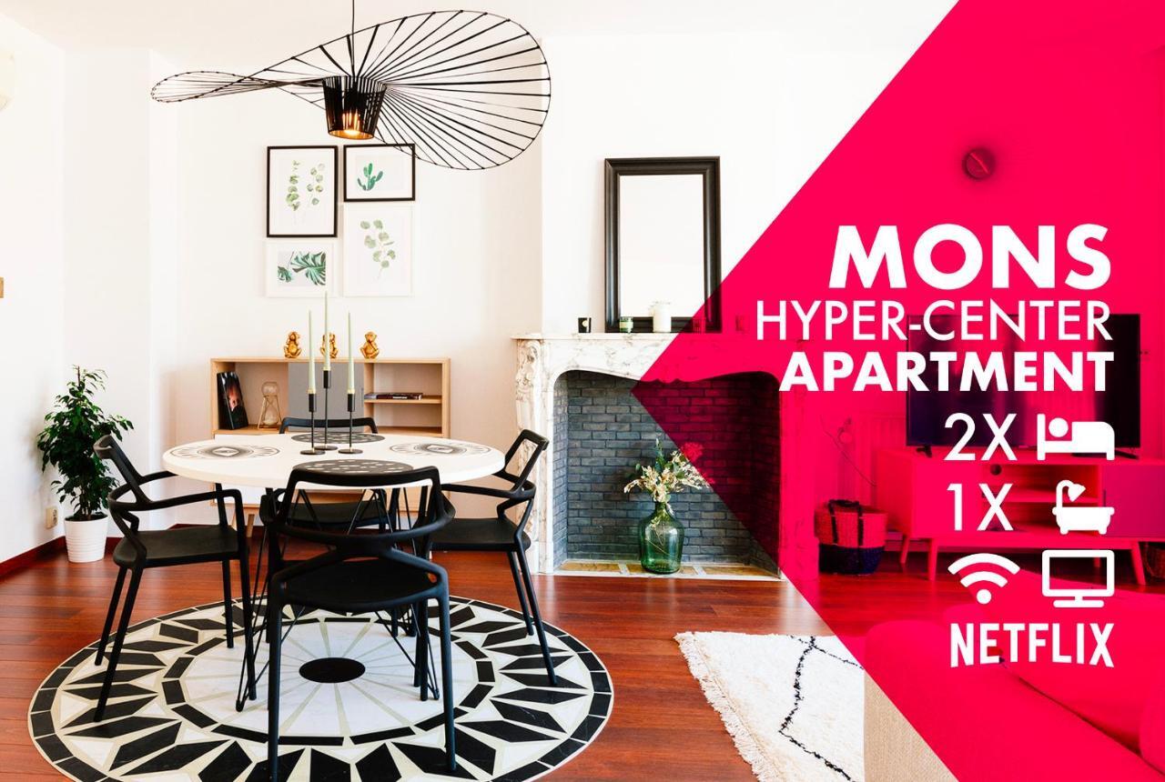 Luxury Apart' Mons City Center With Terrace 外观 照片